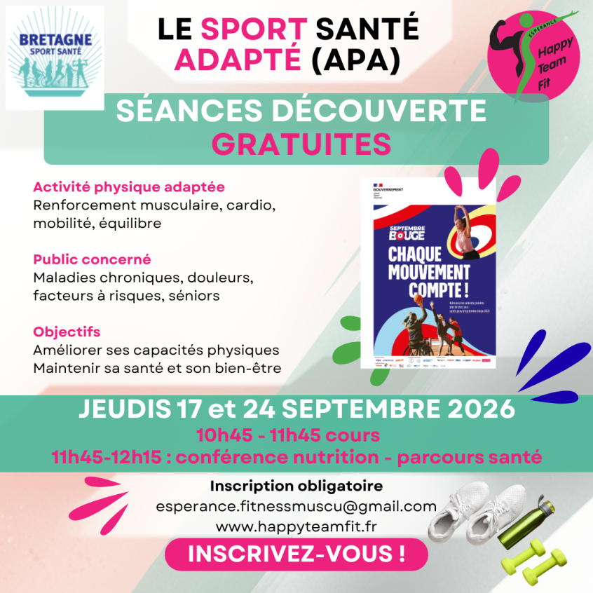 SEPTEMBRE BOUGE : bouge pour ta santé !